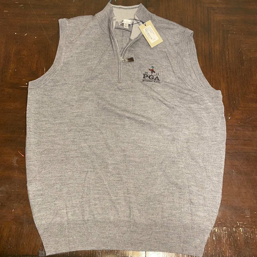 PGA 2019 BETHPAGE BLACK Sweater-Vest 1/4 zip